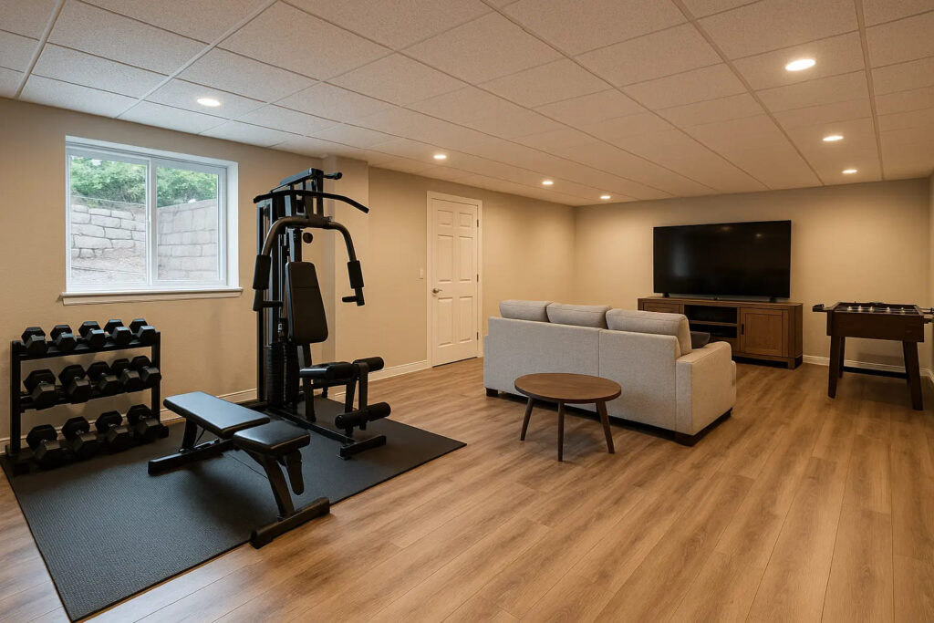 Windsor CO basement remodel