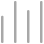 Simple gray vertical bar chart icon.