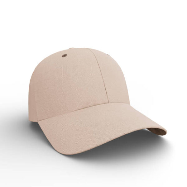 Light pink cap with white background.