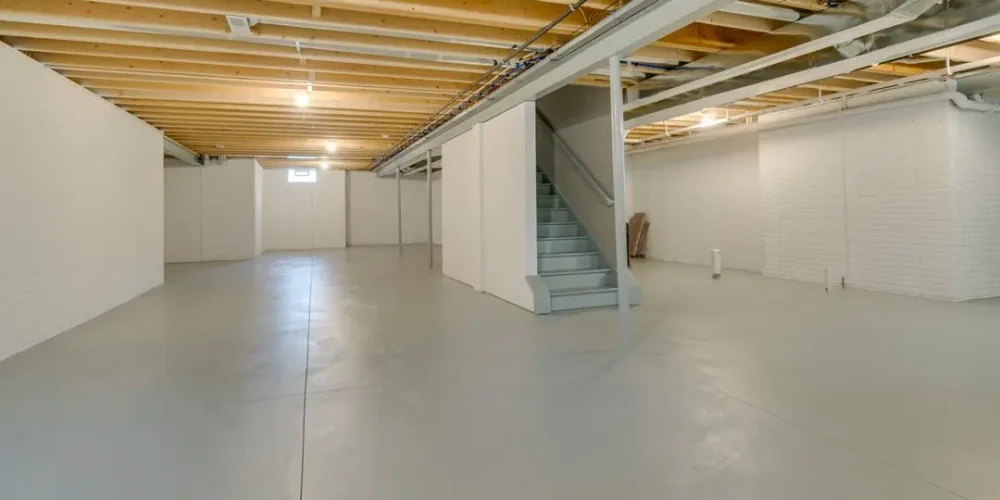 Unfinished Basement Before 1